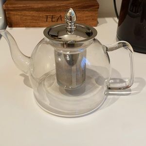 Glass tea pot